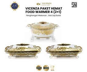 Paket Hemat Food Warmer 4 (2+1) Gemini
